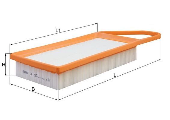 Filtr powietrza KNECHT LX 1282