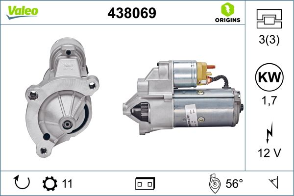Rozrusznik VALEO 438069