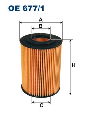 Filtr oleju FILTRON oe 677/1