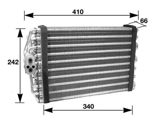 Parownik, instalacja klimatyzacji MAHLE AE46000S