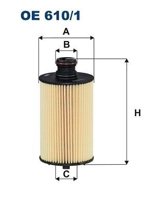Filtr oleju FILTRON oe 610/1