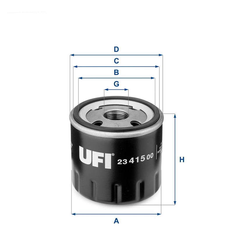 Filtr oleju UFI 23.415.00
