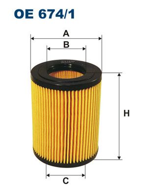 Filtr oleju FILTRON oe 674/1
