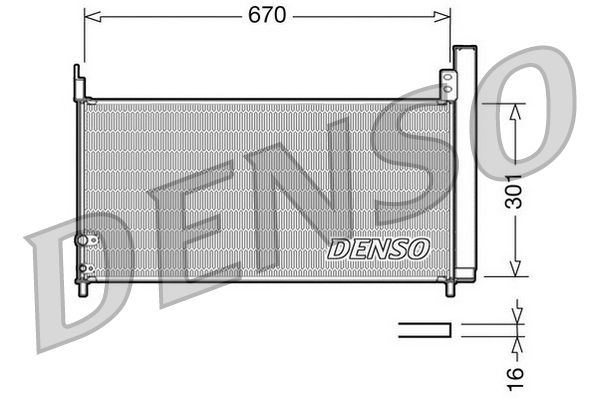 Skraplacz, klimatyzacja DENSO DCN50037