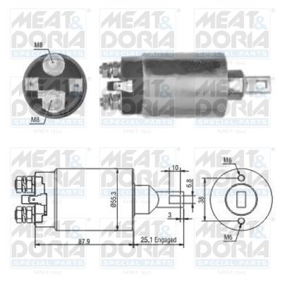 Włącznik elektromagnetyczny, rozrusznik MEAT & DORIA 46143