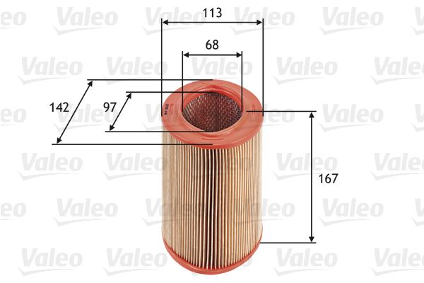 Filtr powietrza VALEO 585623