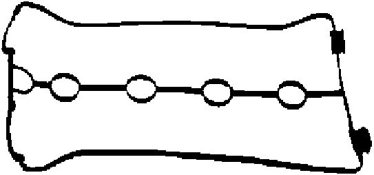 Uszczelka, pokrywa głowicy cylindrów CORTECO 440001p