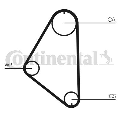 Pasek rozrządu CONTINENTAL CTAM CT558
