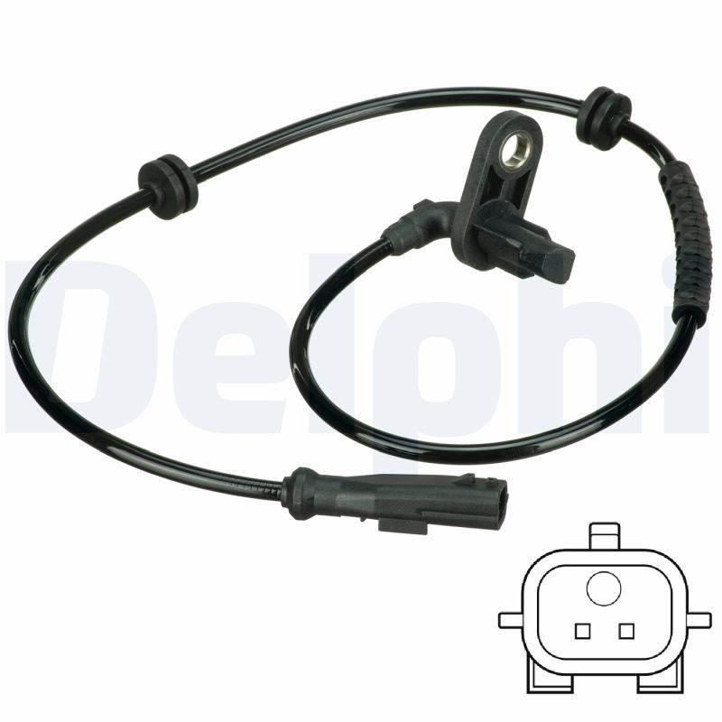 Czujnik, prędkość obrotowa koła DELPHI SS20600