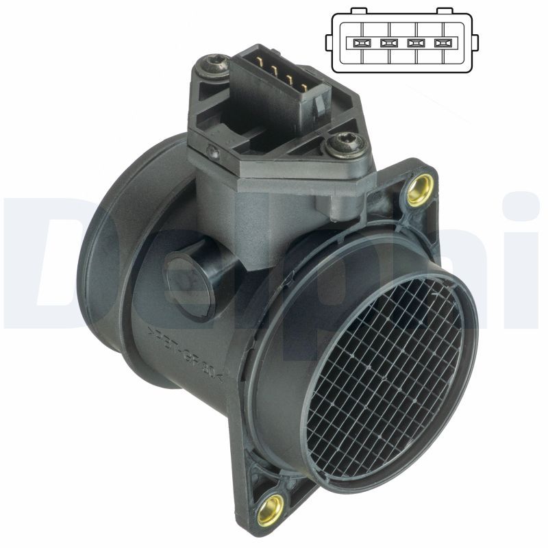 Przepływomierz masowy powietrza DELPHI AF10376-12B1