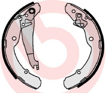 Zestaw szczęk hamulcowych BREMBO s 85 516