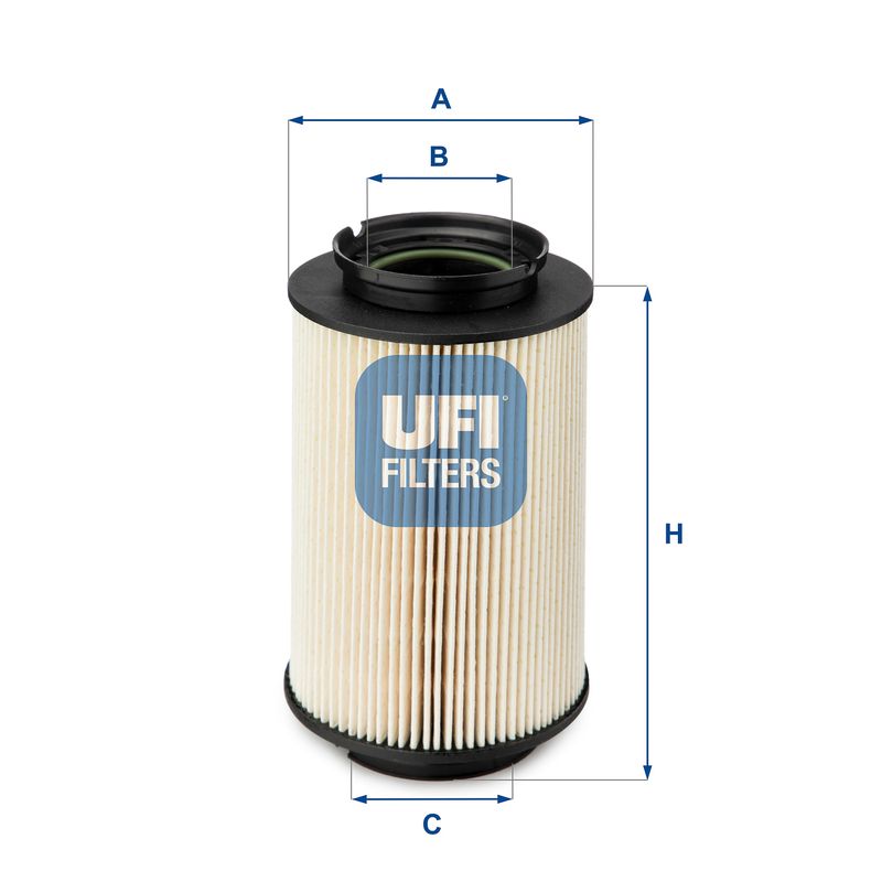 Filtr paliwa UFI 26.014.00