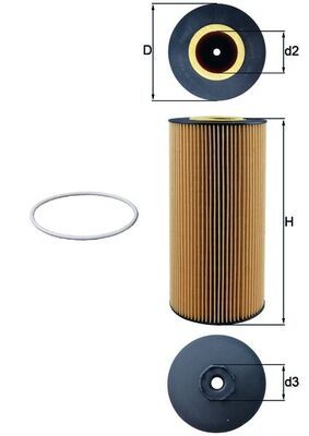 Filtr oleju MAHLE OX348D