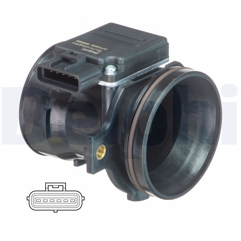 Przepływomierz masowy powietrza DELPHI AF10655-12B1