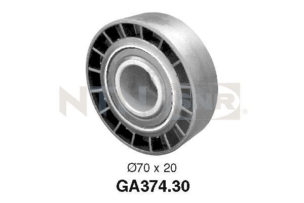 Rolka napinacza, pasek klinowy wielorowkowy SNR GA374.30