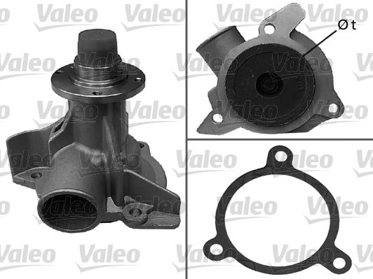 Pompa wody, chłodzenie silnika VALEO 506266