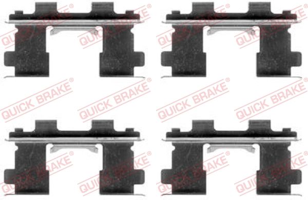 Zestaw akcesoriów, klocki hamulcowe QUICK BRAKE 109-1253