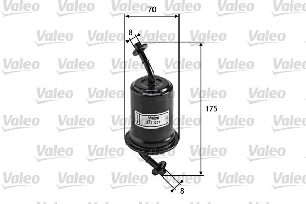 Filtr paliwa VALEO 587037
