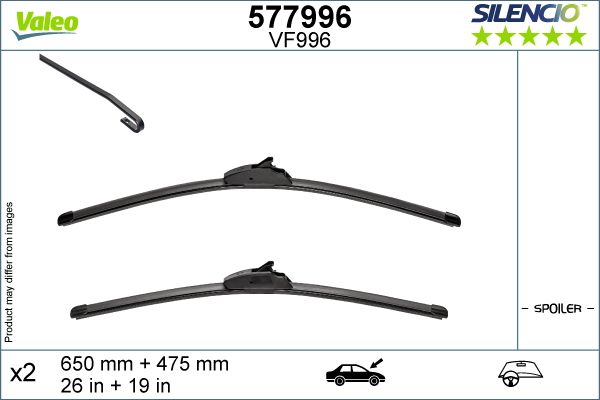 Pióro wycieraczki VALEO 577996