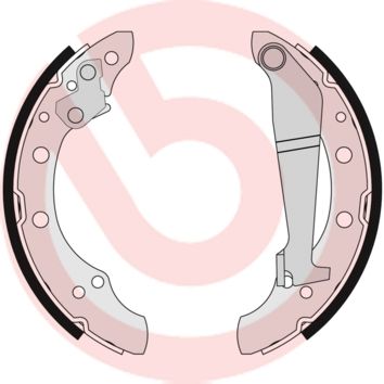 Zestaw szczęk hamulcowych BREMBO S 85 508