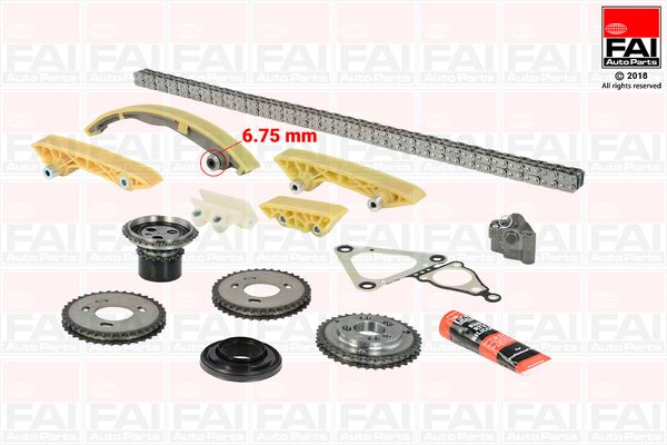 Zestaw łańcucha rozrządu FAI AutoParts tck47