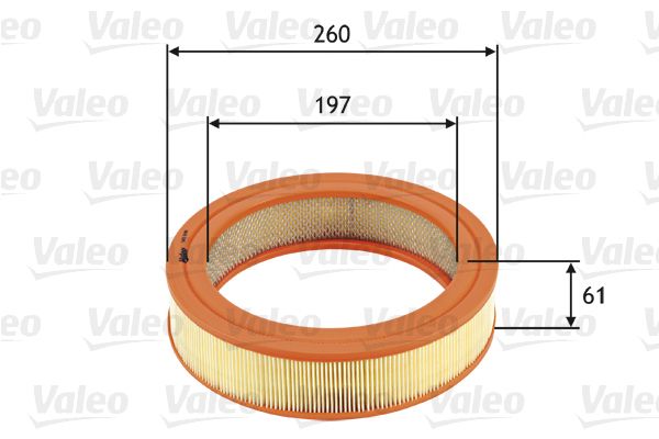 Filtr powietrza VALEO 585698