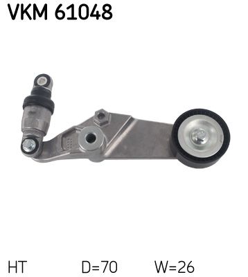 Rolka napinacza, pasek klinowy wielorowkowy SKF vkm 61048