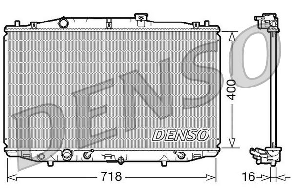 Chłodnica, układ chłodzenia silnika DENSO DRM40024