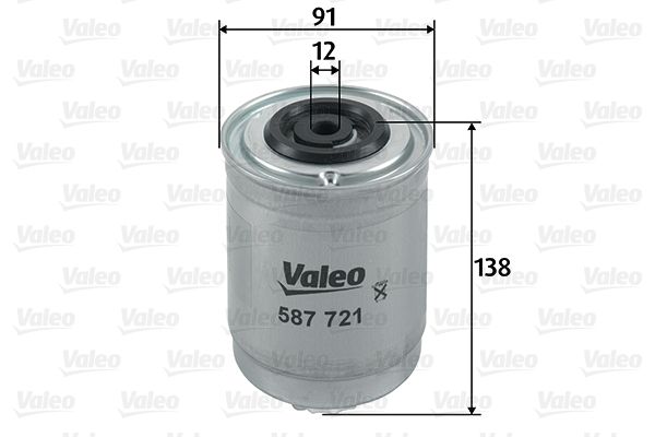 Filtr paliwa VALEO 587721