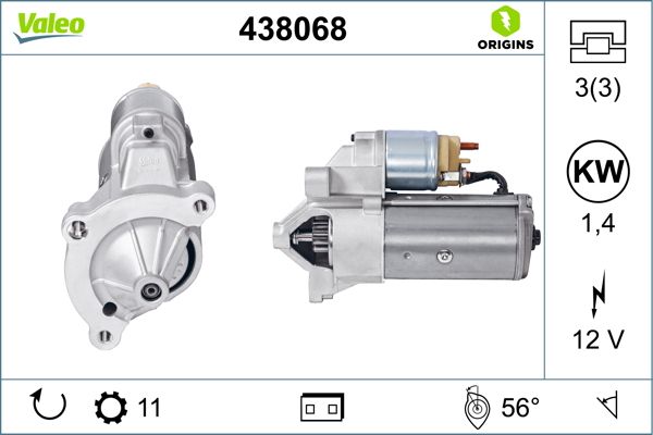 Rozrusznik VALEO 438068