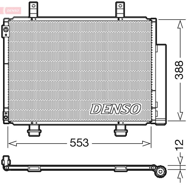 Skraplacz, klimatyzacja DENSO DCN47007
