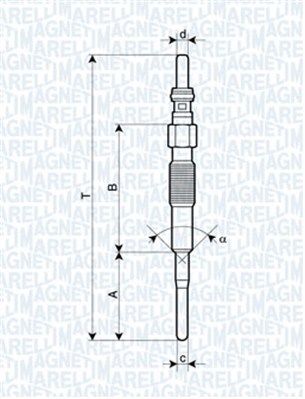 Świeca żarowa MAGNETI MARELLI 062900079304