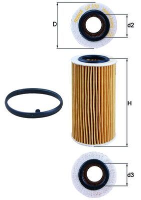 Filtr oleju KNECHT OX 370D1