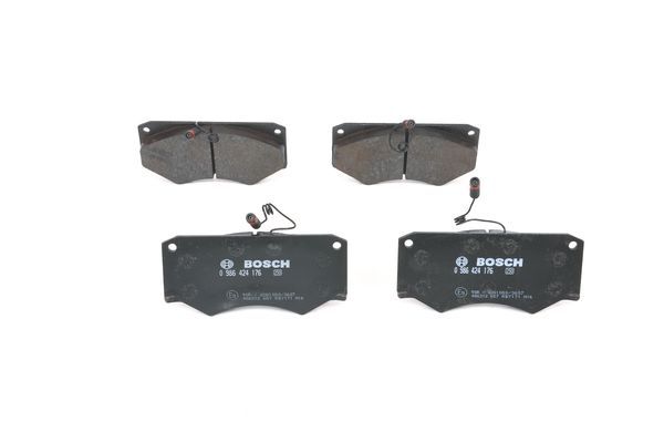 Zestaw klocków hamulcowych, hamulce tarczowe BOSCH 0 986 424 176
