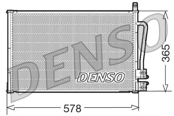 Skraplacz, klimatyzacja DENSO DCN10008