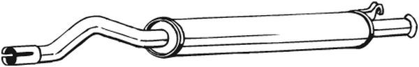 Tłumik środkowy BOSAL 105-159