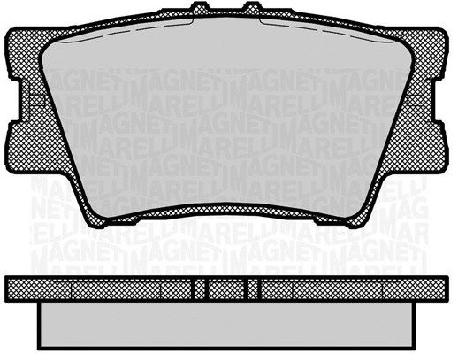 Zestaw klocków hamulcowych, hamulce tarczowe MAGNETI MARELLI 363916060633