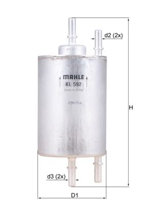 Filtr paliwa MAHLE KL592