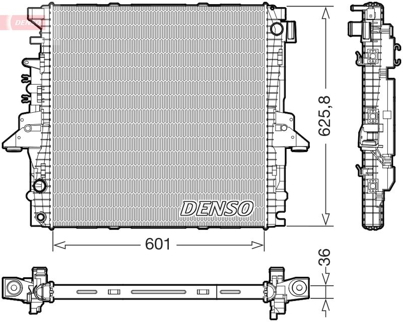 Chłodnica, układ chłodzenia silnika DENSO DRM14004
