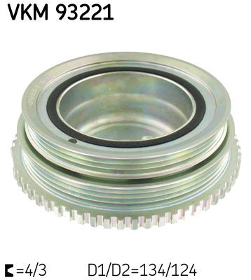 Koło pasowe, wał korbowy SKF VKM93221