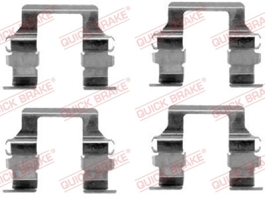 Zestaw akcesoriów, klocki hamulcowe QUICK BRAKE 109-1164