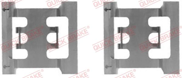 Zestaw akcesoriów, klocki hamulcowe QUICK BRAKE 109-1083