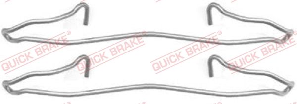 Zestaw akcesoriów, klocki hamulcowe QUICK BRAKE 109-1057