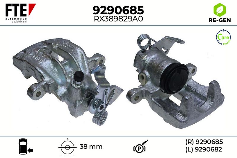 Zacisk hamulca FTE 9290685