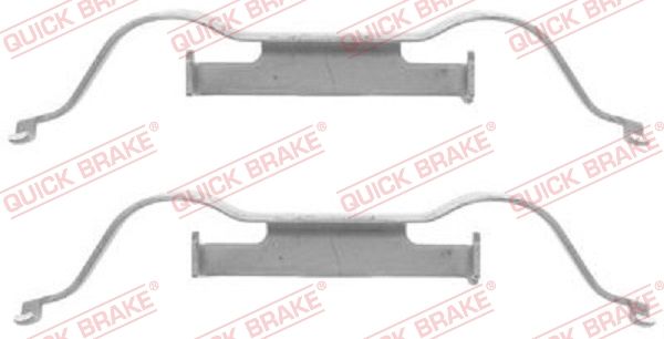 Zestaw akcesoriów, klocki hamulcowe QUICK BRAKE 109-1288