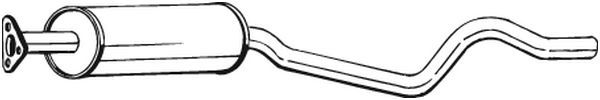 Tłumik środkowy BOSAL 281-129