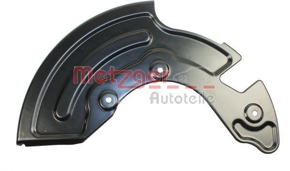 Panel rozbryzgiwujący, tarcza hamulcowa METZGER 6115125