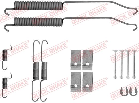 Zestaw akcesoriów, szczęki hamulcowe QUICK BRAKE 105-0036