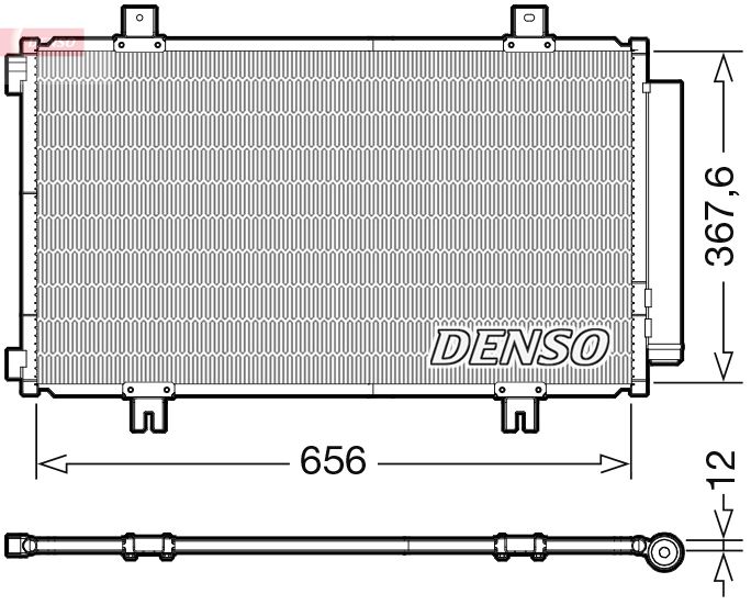 Skraplacz, klimatyzacja Denso DCN47009