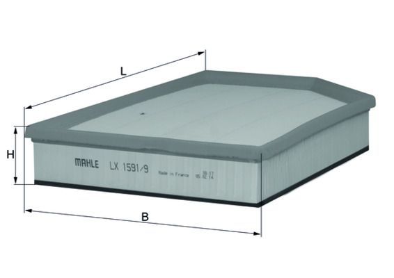 Filtr powietrza KNECHT LX 1591/9